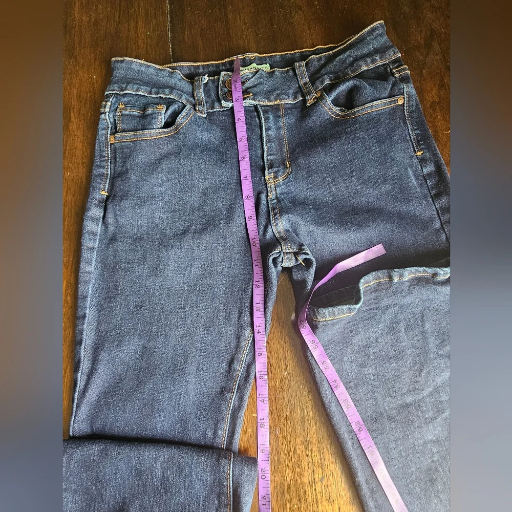Women's Dark Indigo Flare Jeans - Classic Flared Leg